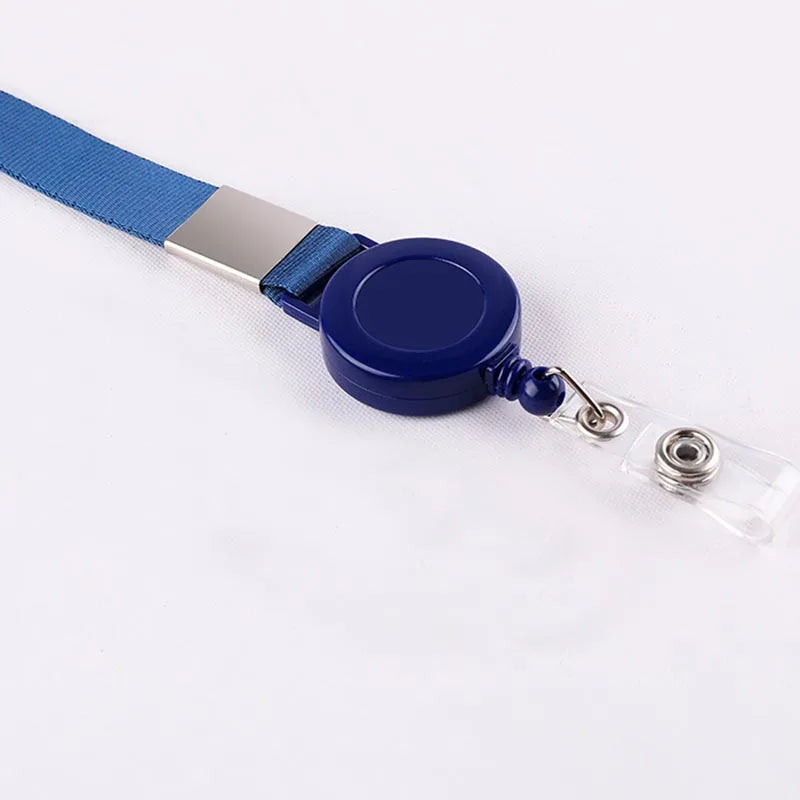 Retractable Neck Strap Lanyard With Badge Reel for ID Card Holder